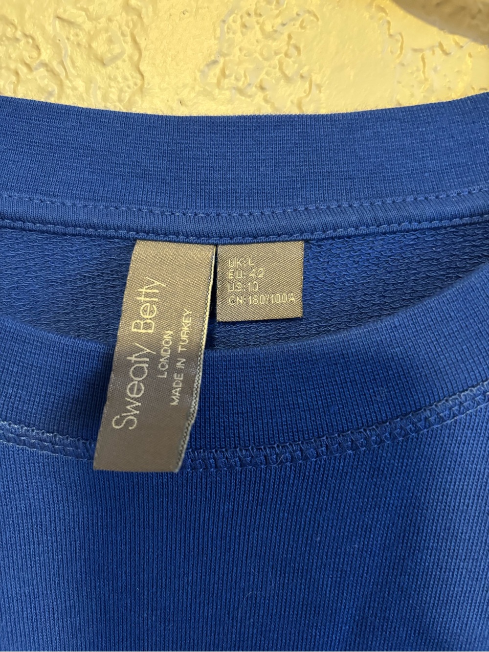 Sweaty Betty sweat shirt
